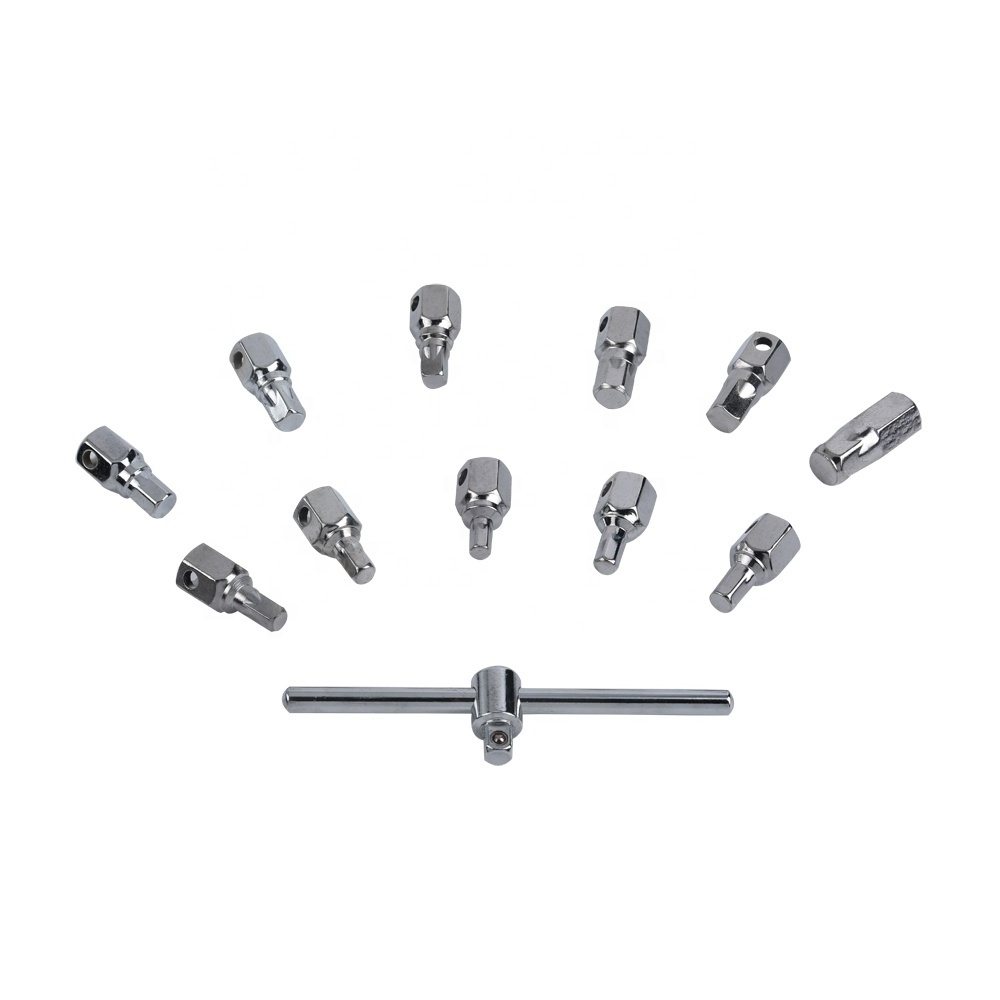 SUGETOOLS 12pcs engine repair oil drain pipe plug quadrangle hexagonal oil drain screw set socket screw removal tool