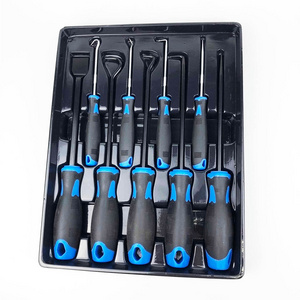 SUGETOOLS 9pcs puller seal hook remover kits car repair tool professional universal scraper pick hook tool