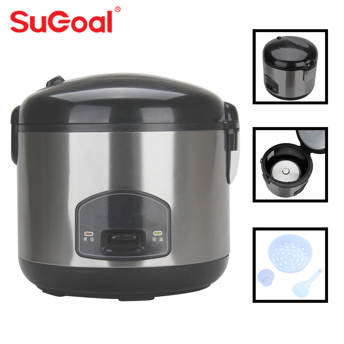 SuGoal New Household 1.0L Mini Smart Rice Cooker with Multi Function