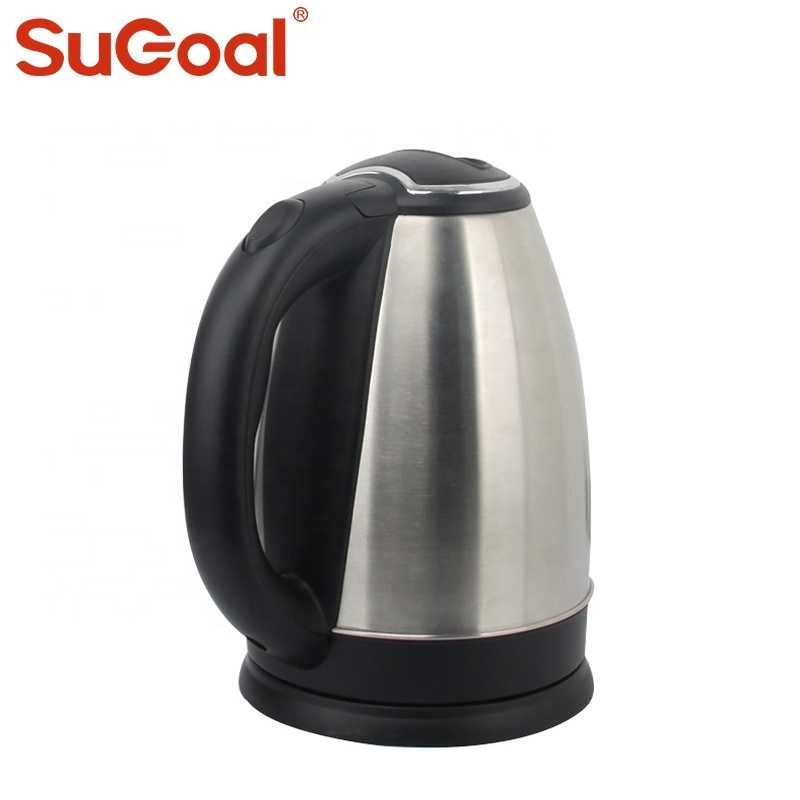 High quality 360 degree rotational base cordless red stainless steel kettle with keep warm electric kettle