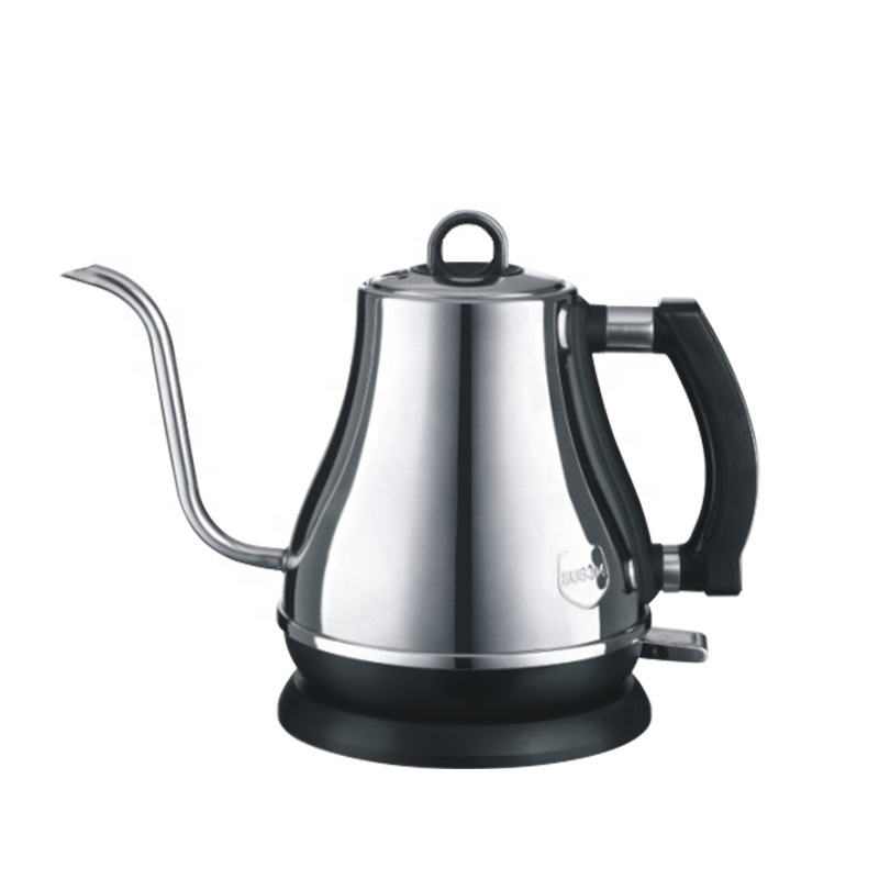 polished copper electric pour over 304 stainless steel electric kettle  Quick Heating Stainless Steel Holding