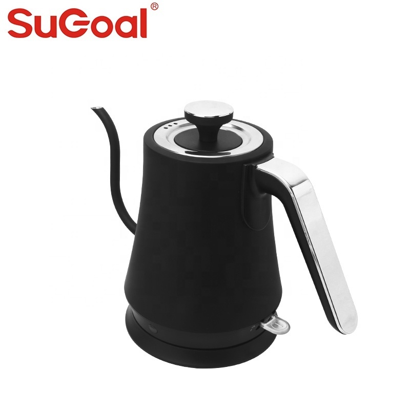 2021portable electric kettle gooseneck 120v  kettle with thermometer coffee water boiler