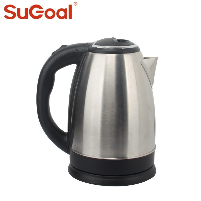 High quality 360 degree rotational base cordless red stainless steel kettle with keep warm electric kettle