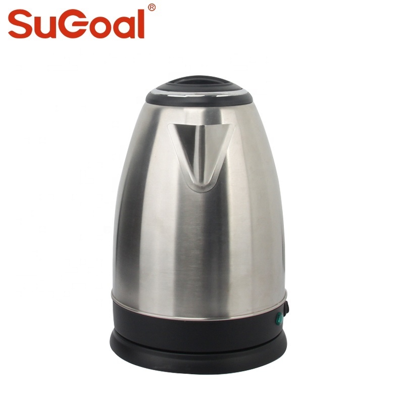 High quality 360 degree rotational base cordless red stainless steel kettle with keep warm electric kettle