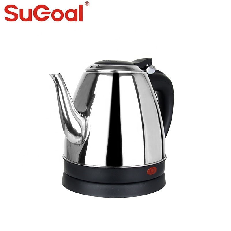 small smart 1L Gooseneck Electric Kettle with Auto Shut-off boiling water stainless steel level indicator electric kettle