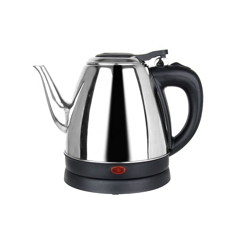 small smart 1L Gooseneck Electric Kettle with Auto Shut-off boiling water stainless steel level indicator electric kettle