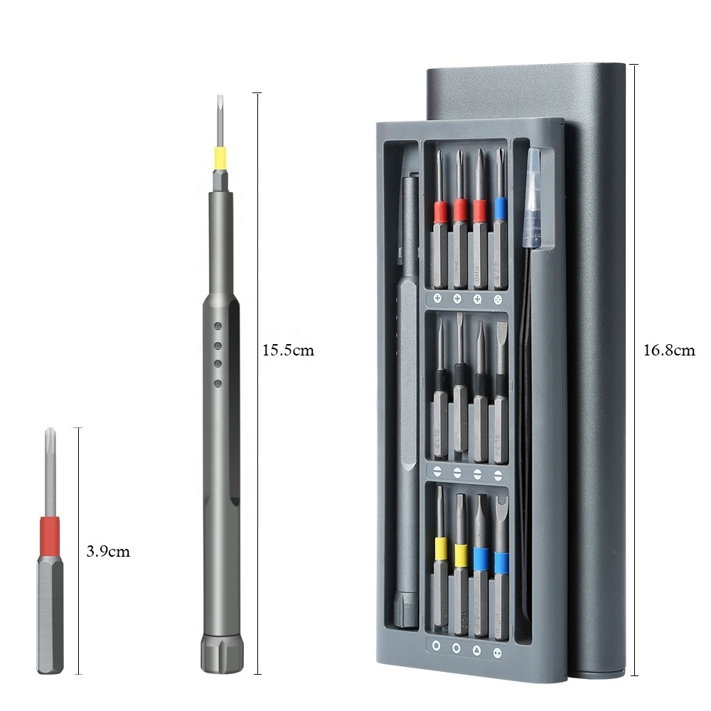 KS-840026 26 in 1 Multifunctional Screwdriver Kit with Colorful Magnetic Bits Precise Screw Driver Kit For Electronics Repair