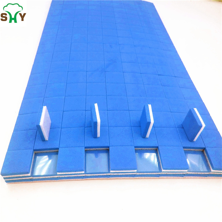 Hot Sale 4+1*18*18 MM Square Self-Adhesive Or Foam EVA Pads In Roll Customized Furniture Table And Chair Feet Protection Pads