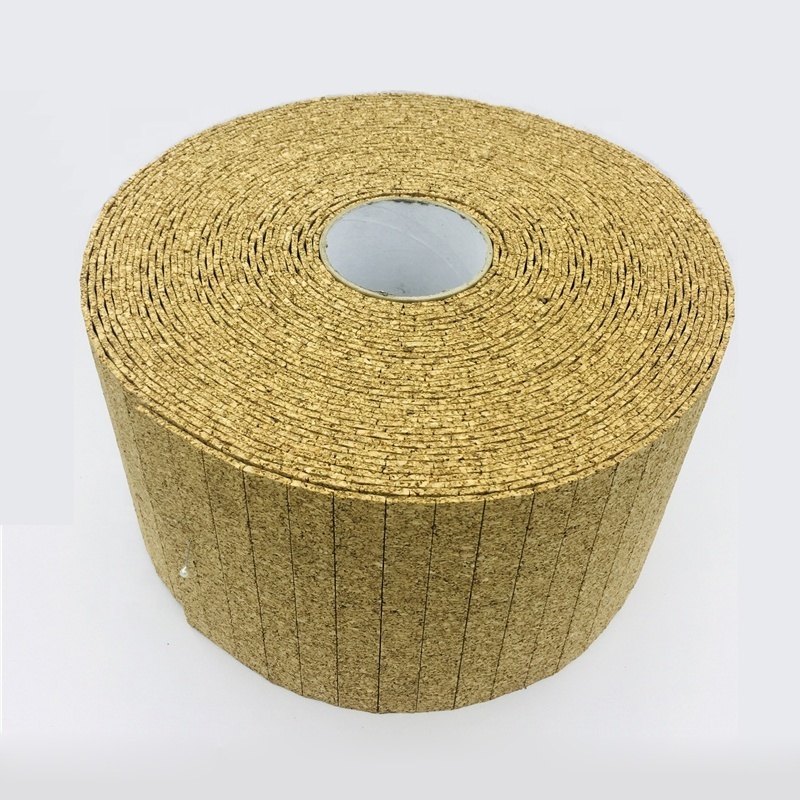 Glue Cork Pad 18*18mm With Foam On Rolls Adhesive Cork Spacers Glass Protection Pads Cork Separator Pad