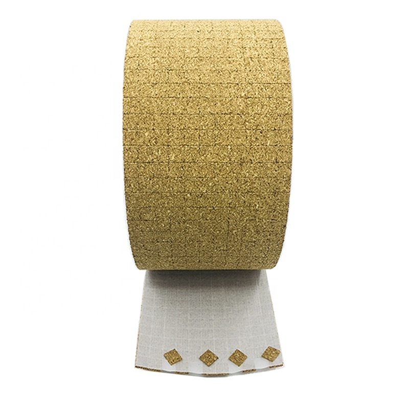 16x16x3MM On Rolls Self-adhesive Gasket Separator Protection Cork Pads  for Glass Protecting