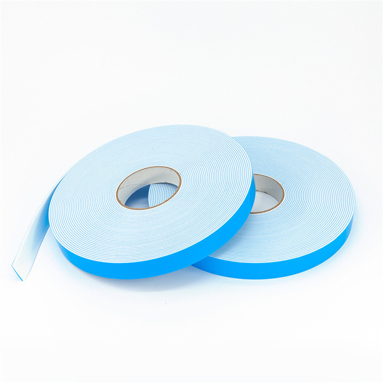 Factory  Price Tape Self Adhesive Blue Film White Double Sided PE Foam Tape for Plate Brake Light