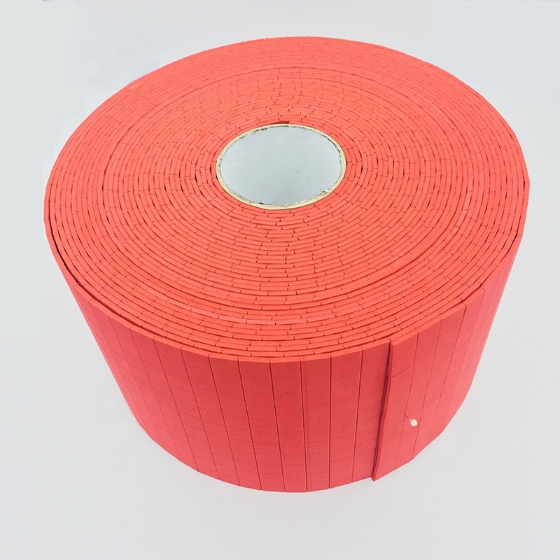 16x16x3MM Red EVA Rubber Separator Shipping Pads On Rolls Red Foam Pads For Glass