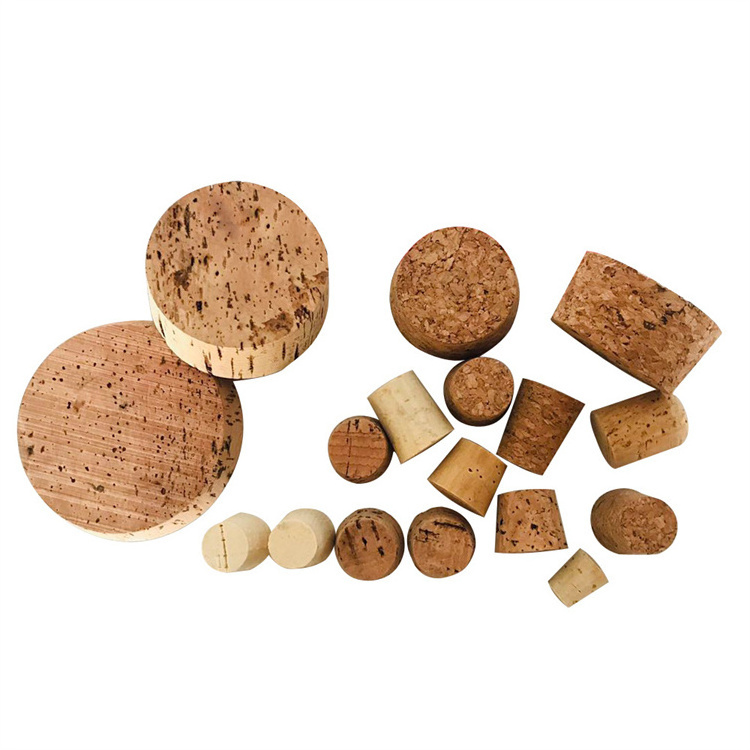 High Quality Soft Wooden Cork Stopper Lids for Glass Bottle Customized Bottle Jar Wooden Cork Stopper for Glass Bottle Jar