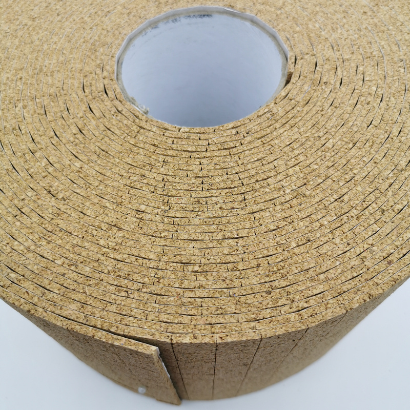 Glue Cork Pad 18*18mm With Foam On Rolls Adhesive Cork Spacers Glass Protection Pads Cork Separator Pad