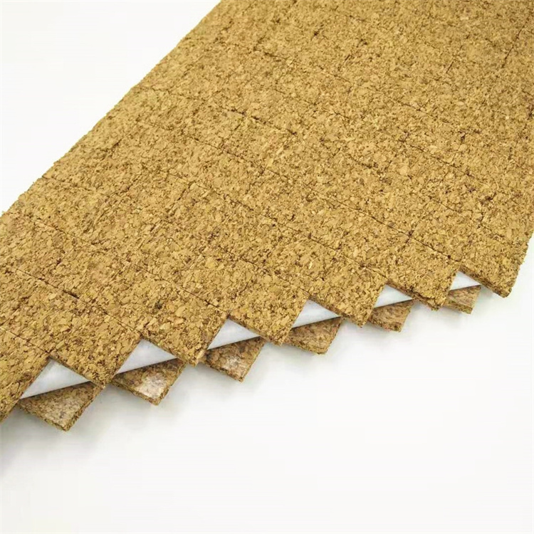 25*25*4+1 MM Adhesive Cork Protector Pads With Cling Foam To Protect Glass When Shipping On Sheets