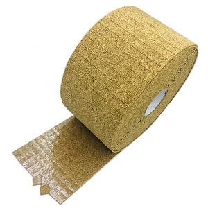 Glue Cork Pad 18*18mm With Foam On Rolls Adhesive Cork Spacers Glass Protection Pads Cork Separator Pad