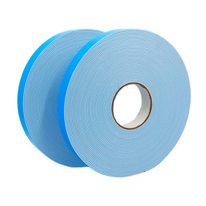 PE Foam Heat Resistance Blue film Black PE Double Sided Tape With Good Adhesive