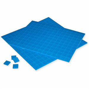 Glass Protective EVA Foam Cushion Static Pad with 4mm Thickness Blue Rubber +1mm Cling Foam on Rolls