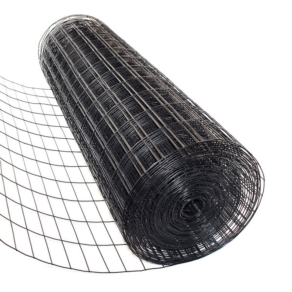 Wholesale black vinyl coated welded wire mesh animal fence  for USA