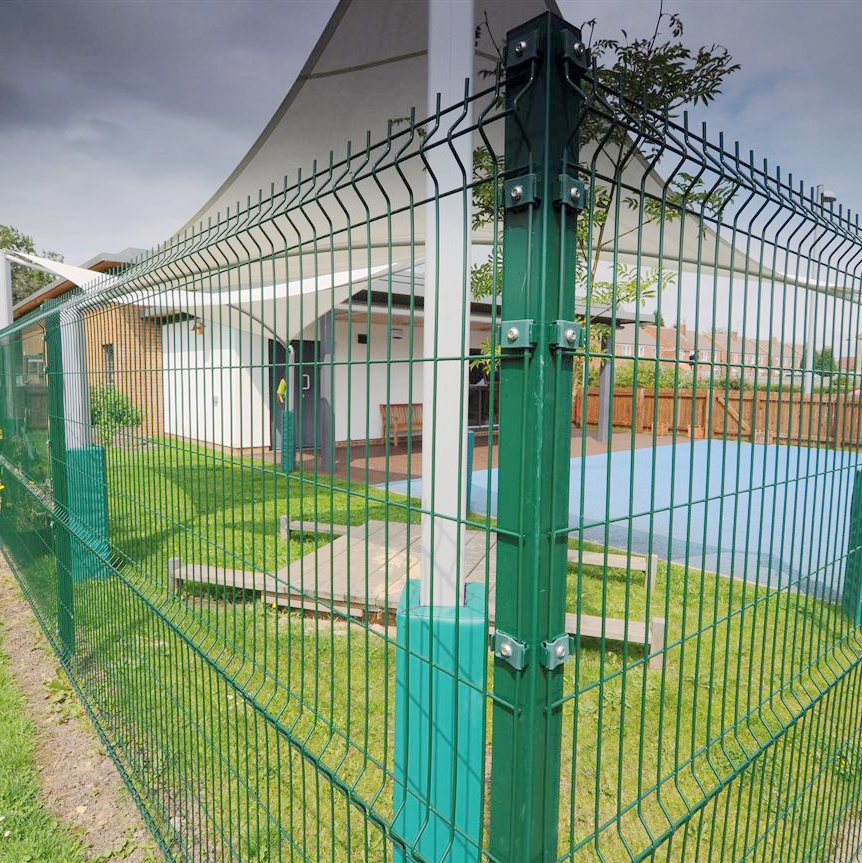 3d wire mesh fence panel welded cloture grillage rigide haut 3m Mauritius