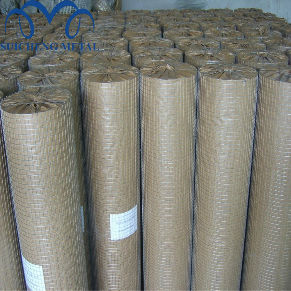 Convenient hardware hot dipped galvanized iron welded wire mesh roll for home and garden fence and home improvement