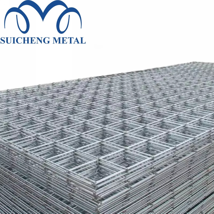 8mm Welded Wire Mesh Panel Birds Cage Panels Farm Fence Iron Wire Fencing 1X2 Welded Wire Mesh Panel