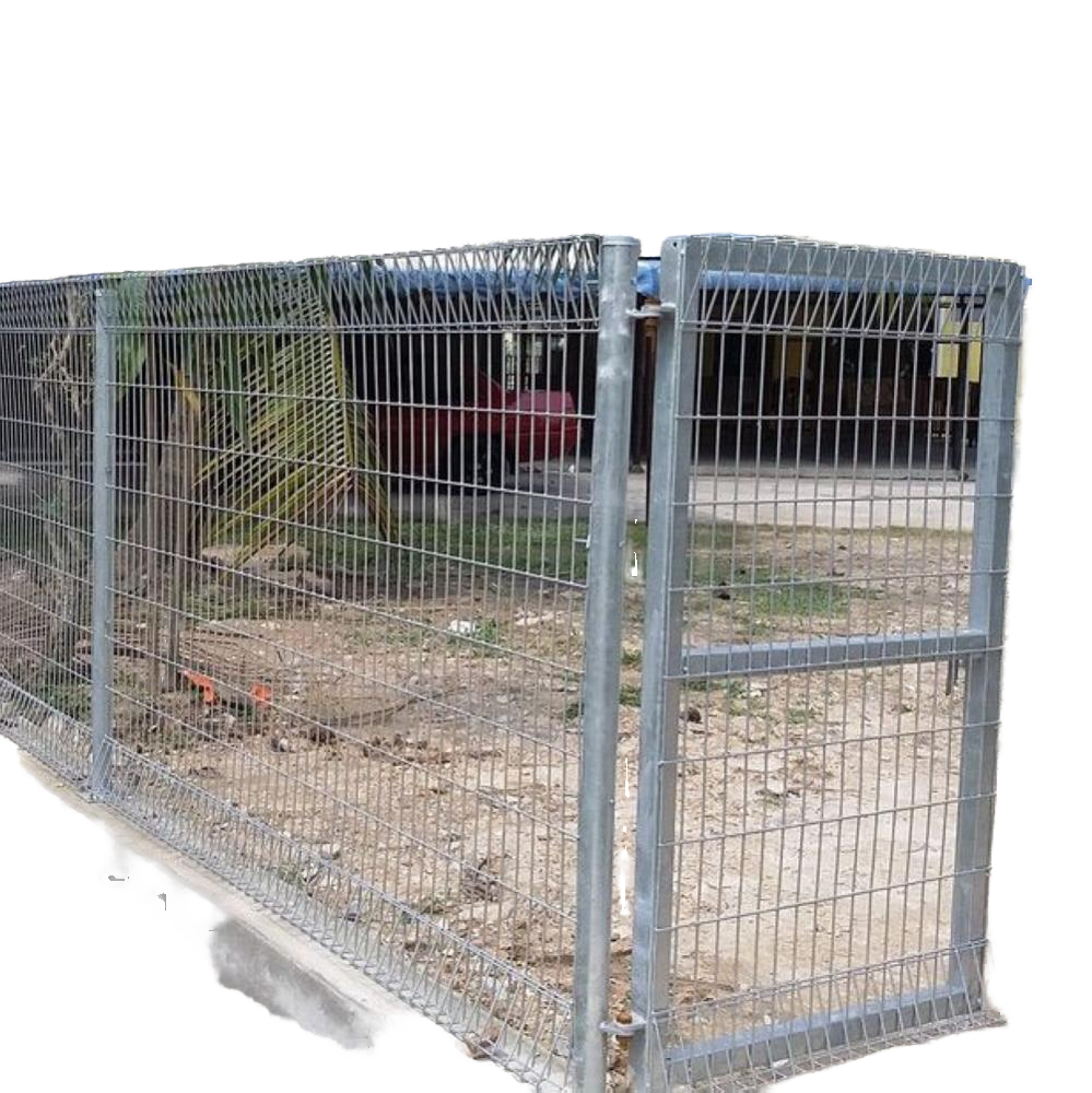 50x200mm PVC Mesh Security Barrier BRC Metal Fence Panel and Gate with Hot Dip & Powder Coating for Indonesia Market