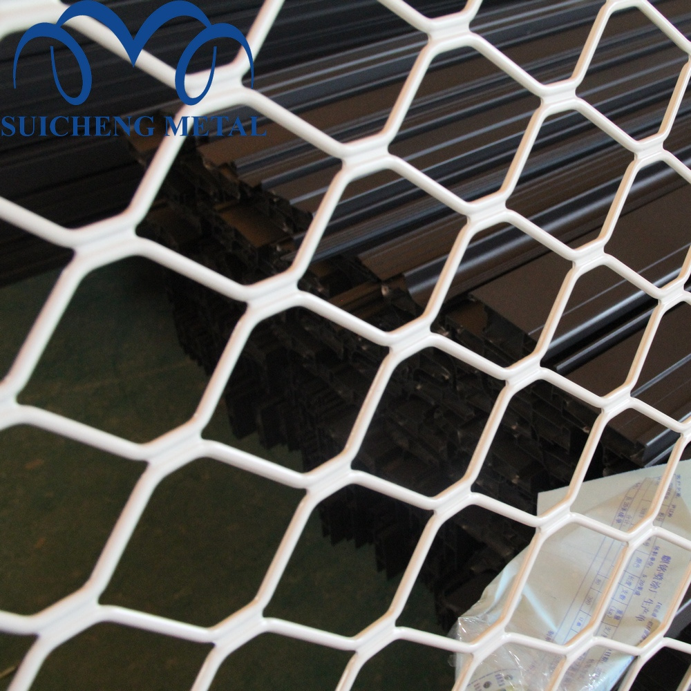 guangzhou factory aluminum mesh mill finished window diamond amplimesh grill