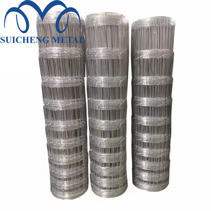 Fixed Knot Galvanized Wire Mesh Netting Deer Fencing mesh Roll Cattle Sheep Field Farm Rural Fence