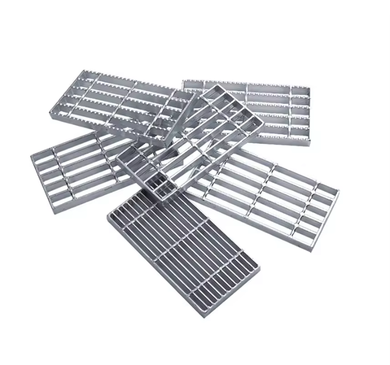 Grid trench cover/drain cover plate anti mud walkway twist bar hop dip galvanized fiberglass steel grating