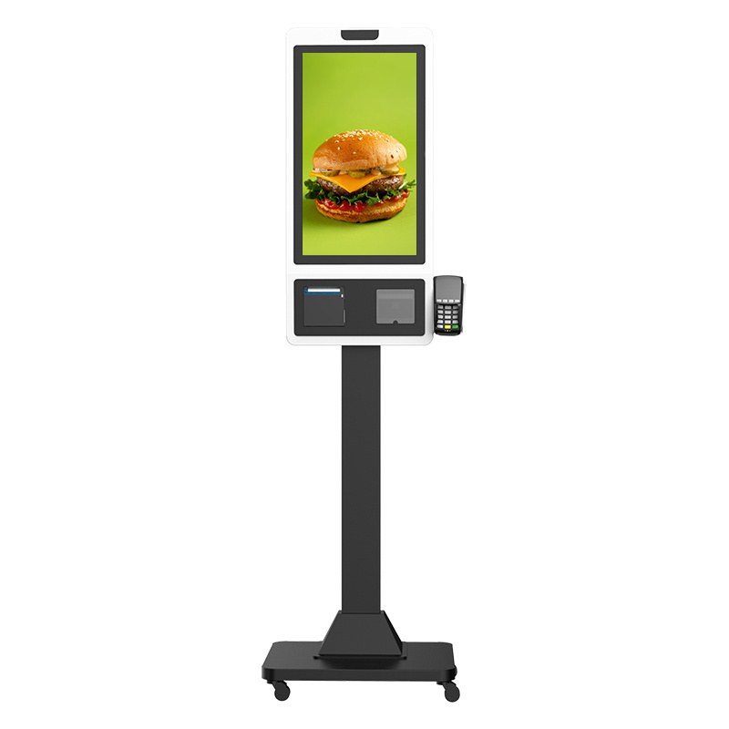 Floor Stand Self Service Ordering Kiosk Fast Food Ordering Self Service Payment Kiosk Machine for Restaurant