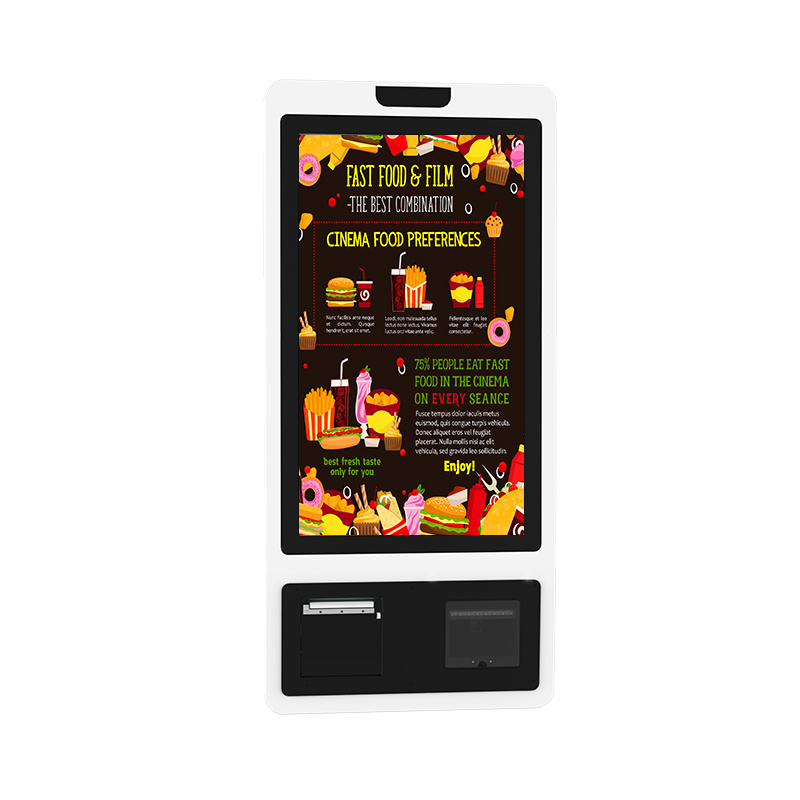 Floor Stand Self Service Ordering Kiosk Fast Food Ordering Self Service Payment Kiosk Machine for Restaurant