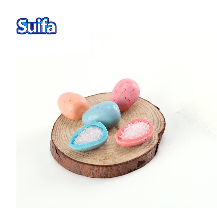 Hot selling dinosaur eggs chinese chewing bubble gum candy