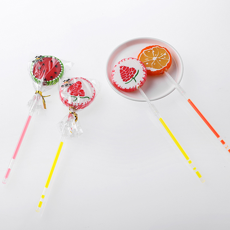 HALAL assorted fruit slice shaped light stick lollipop shaped lollipop hard candy