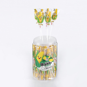 17g corn shaped flavor stick sweets lollipop corn candy