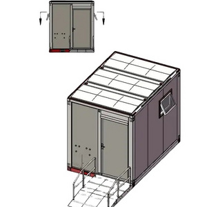 10ft Outdoor Prefab Mobile Wheelchair Toilet for Disabled