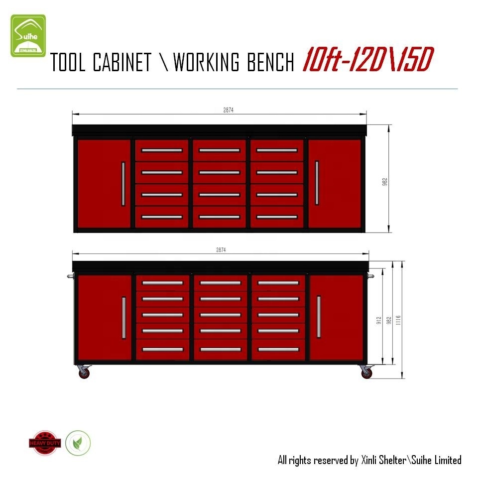 High quality industrial 72 inch 28 drawers waterproof tool box cabinet