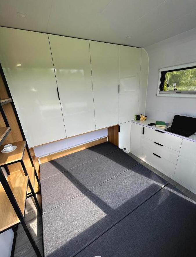 Suihe 4m 20ft 40ft modular prefab tiny homes container office portable apple home pod movable apple cabin