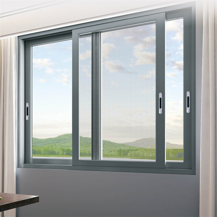 Diversified Latest Designs Mechanism Glass Windows Aluminium Up Down Sliding Window For