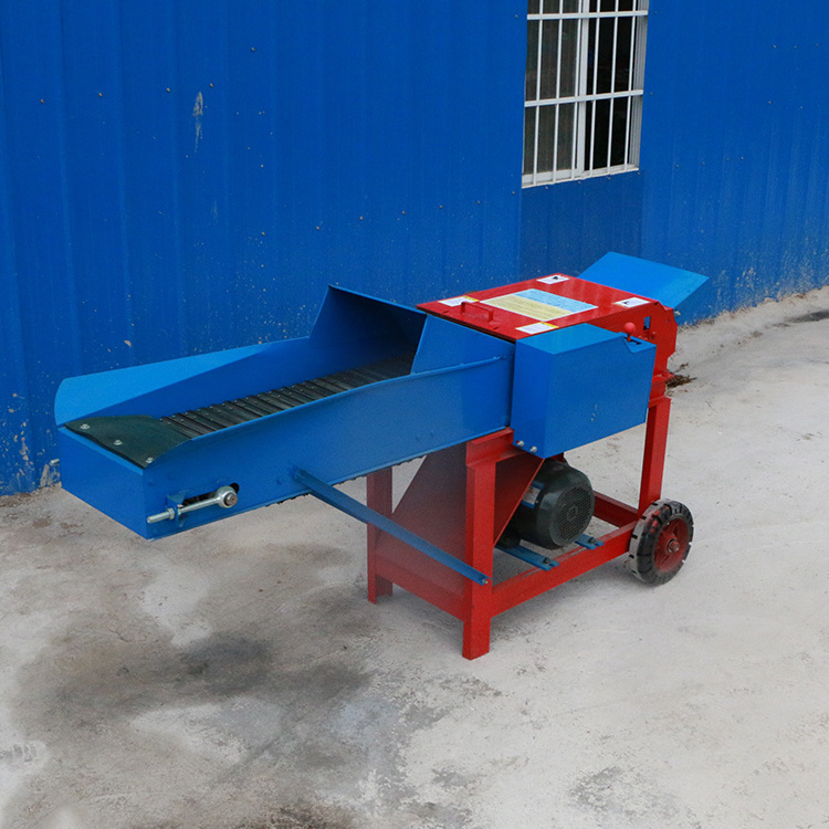 High-quality farm animal cattle feed small hay cutter feed processing machine