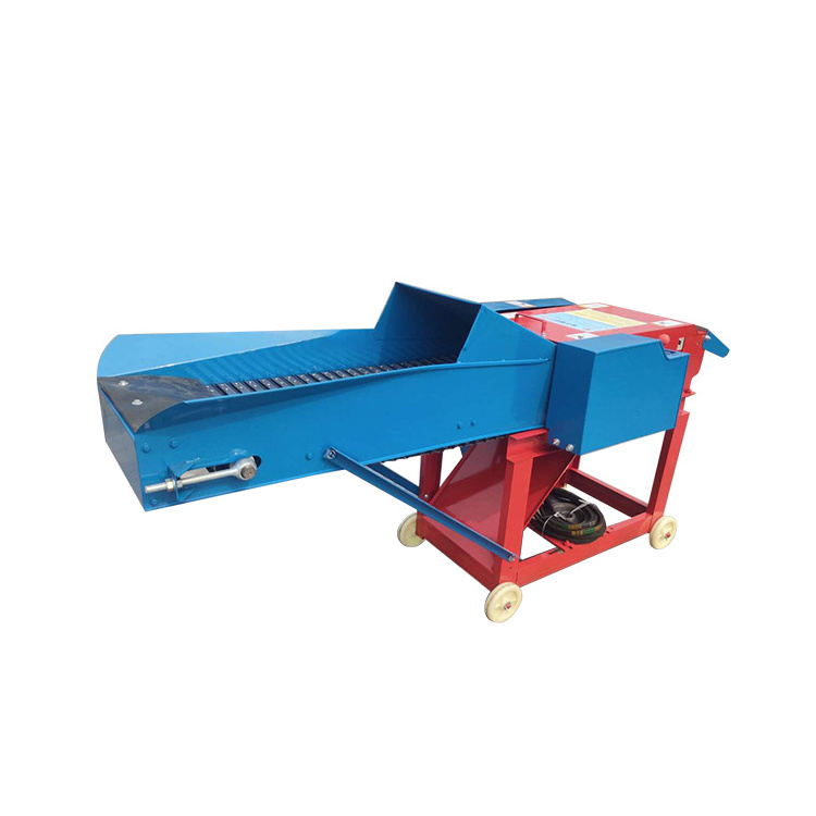 High-quality farm animal cattle feed small hay cutter feed processing machine