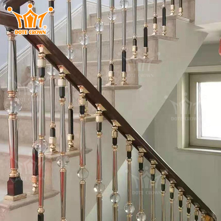 Latest Beautiful Stair Railing Post/ Cheap Modern Aluminum Stair Railings