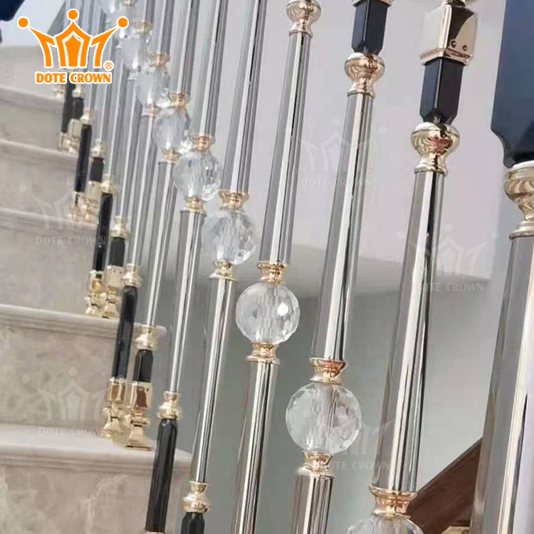 Latest Beautiful Stair Railing Post/ Cheap Modern Aluminum Stair Railings