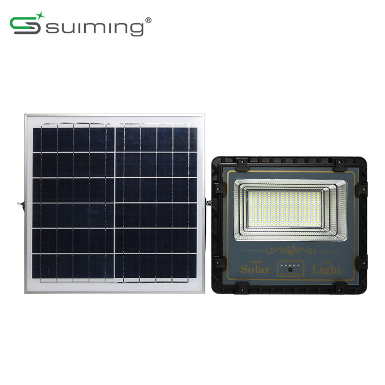 Solar Led Flood Light Solar Led Flood Outdoor Lights Wholesale IP65 Waterproof Price 50w 200w Aluminum Garden 80 100 -35 - 65