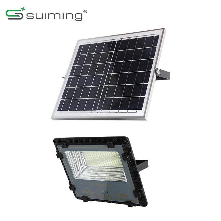 Solar Led Flood Light Solar Led Flood Outdoor Lights Wholesale IP65 Waterproof Price 50w 200w Aluminum Garden 80 100 -35 - 65