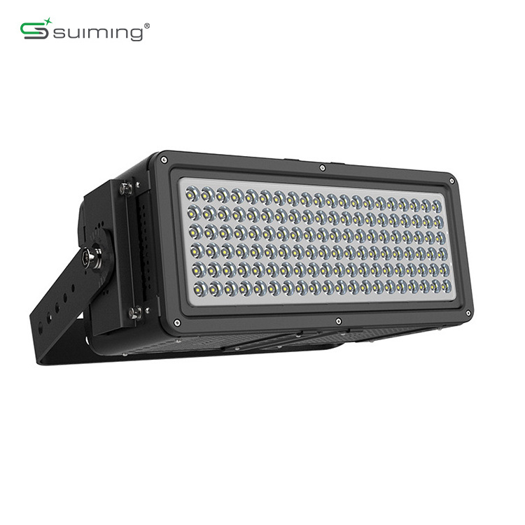 Football Field Lights Stadium Lighting Pole Price Led High Mast Flood Light 500w 800w 1000w 2000w Ip65 Outdoor PC Aluminum CREE