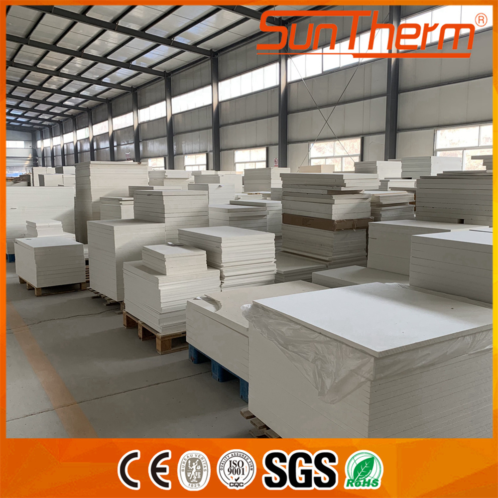 Rigid alumina silicate insulation fiber board for kiln car