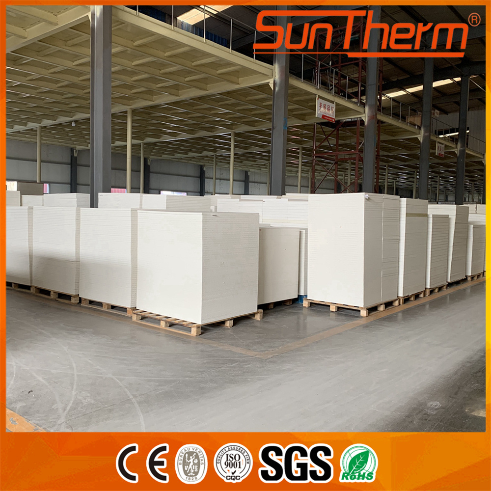 Rigid ceramic fiber insulation sheet for rotary kiln