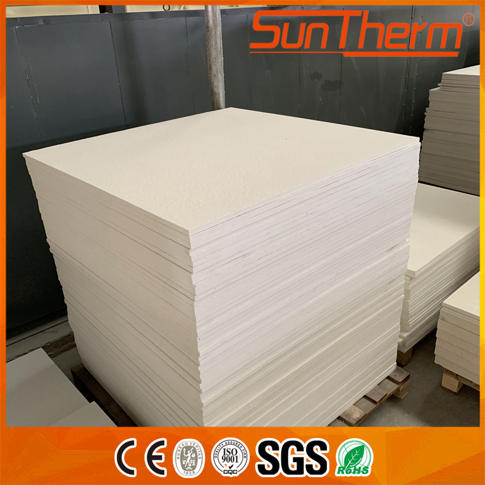 Rigid refractory board for refining furnace