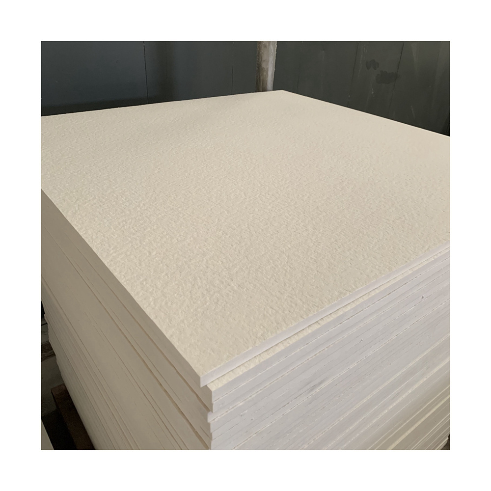 Rigid ceramic fiber insulation sheet for rotary kiln